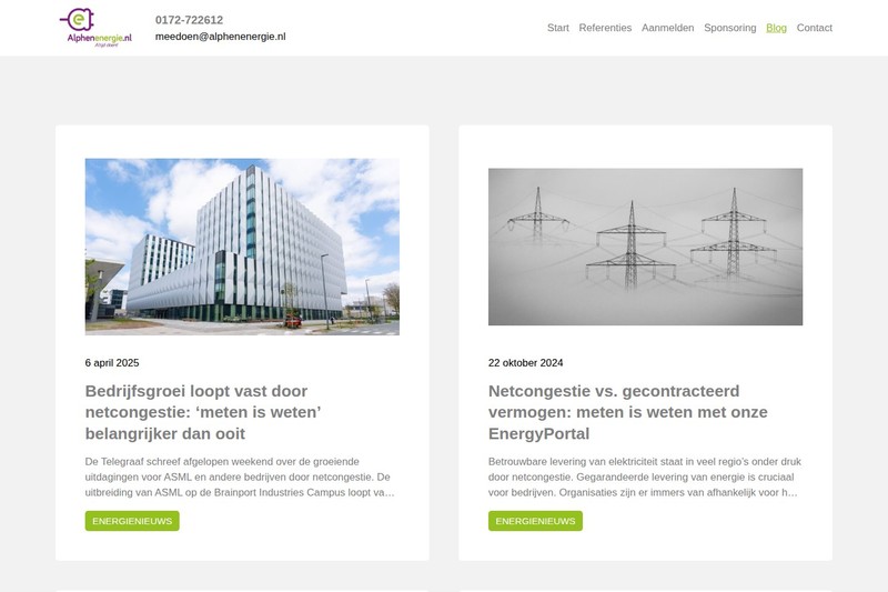 Alphen Energie blog