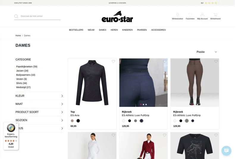 Euro-Star ladies collection