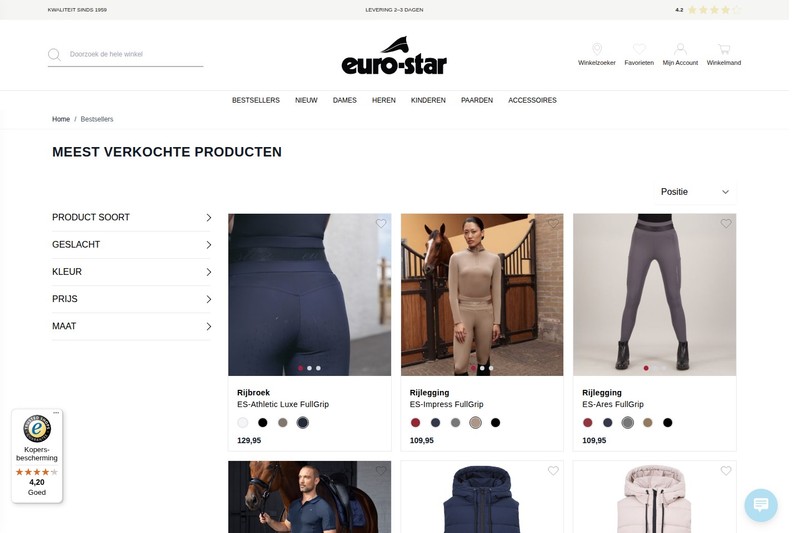 Euro-Star bestsellers